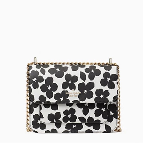 Kate Spade remi graphic blooms flap chain crossbody - Picture 9 of 16